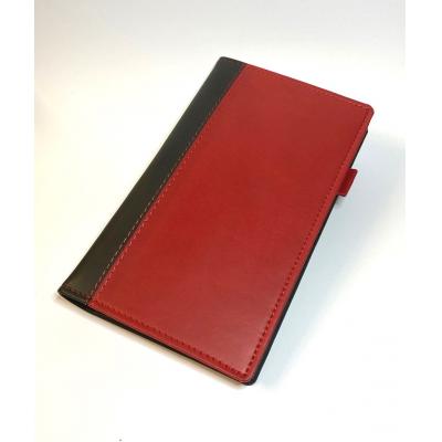 Image of Newhide Bi-Colour Pocket Wallet With Comb Bound Notebook Insert